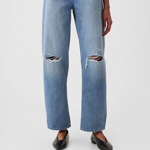 High Rise Barrel Jeans - GAP - Size 31